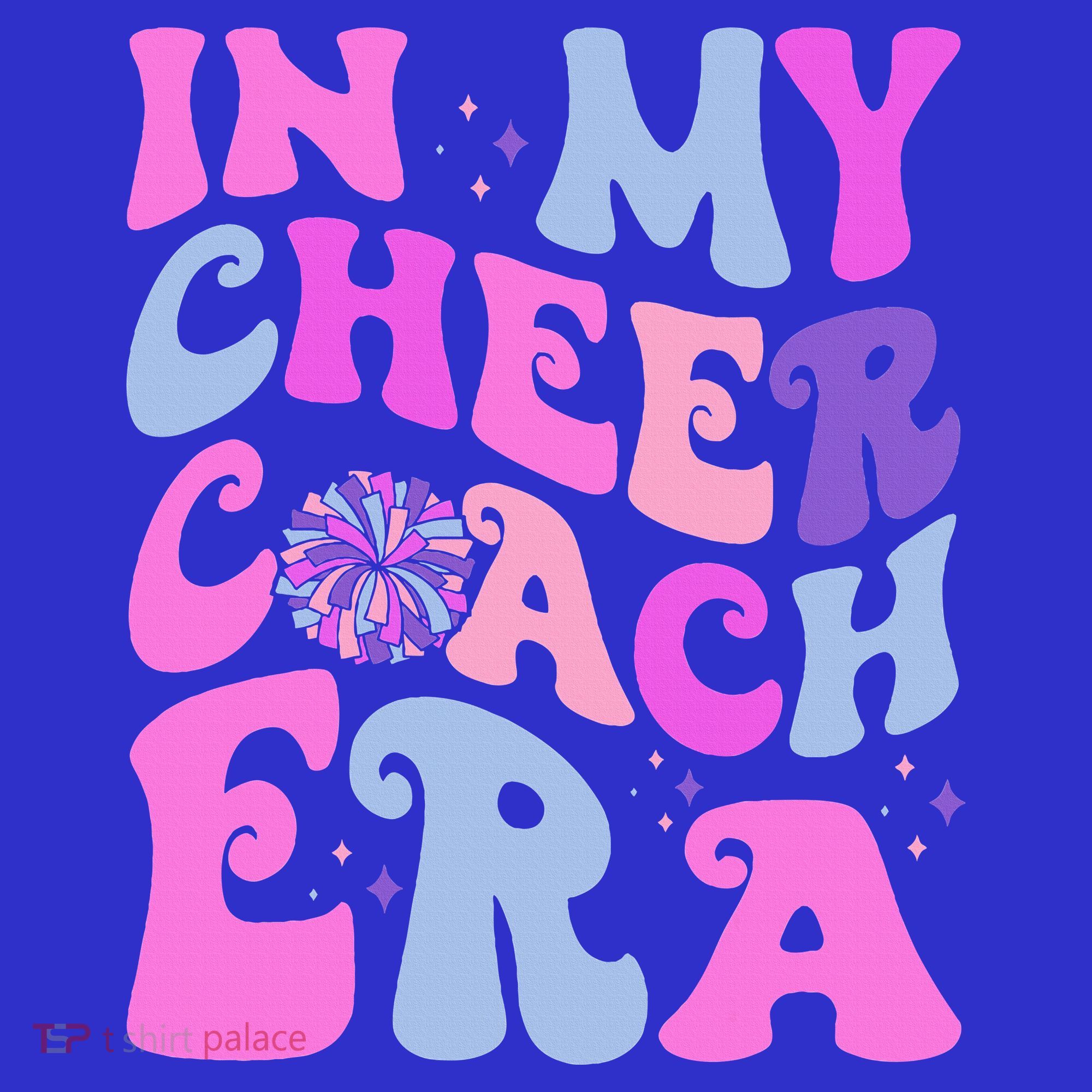 In My Cheer Coach Era Funny Groovy Cheerleading Football Toddler T-Shirt