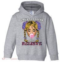 I Must Confess I Still Believe Buffalo Toddler Hoodie thumb 0