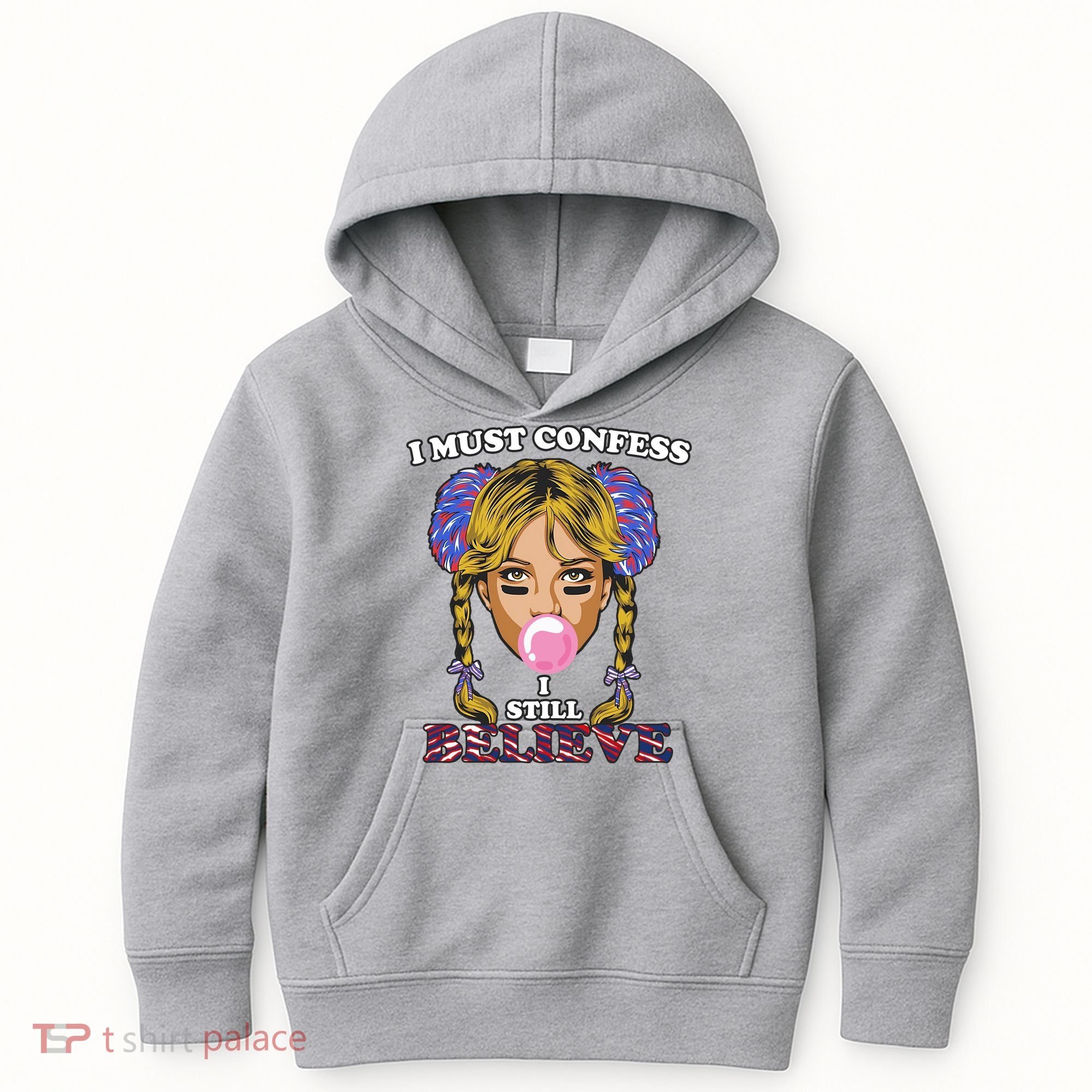 I Must Confess I Still Believe Buffalo Kids Hoodie