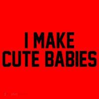 I Make Cute Babies Funny New Dad Mom Gift Santa Hat thumb 1