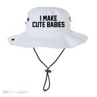 I Make Cute Babies Funny New Dad Mom Gift Bucket Hat thumb 0