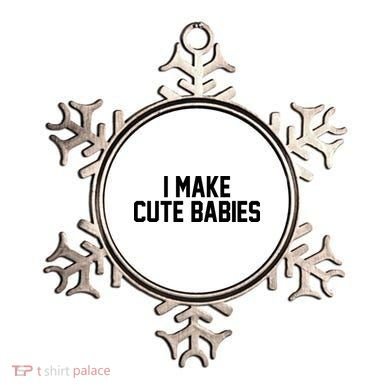 I Make Cute Babies Funny New Dad Mom Gift Ornament