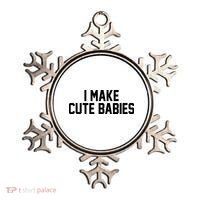 I Make Cute Babies Funny New Dad Mom Gift Ornament thumb 0