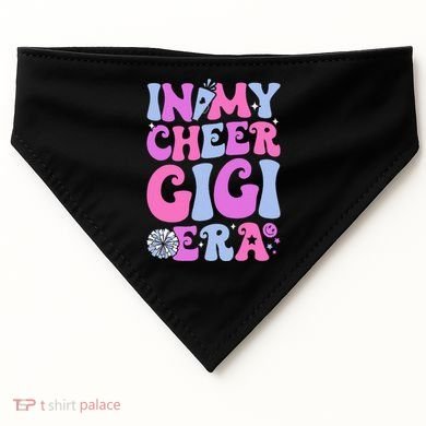 In My Cheer Gigi Era Cheerleading USA-Made Doggie Bandana