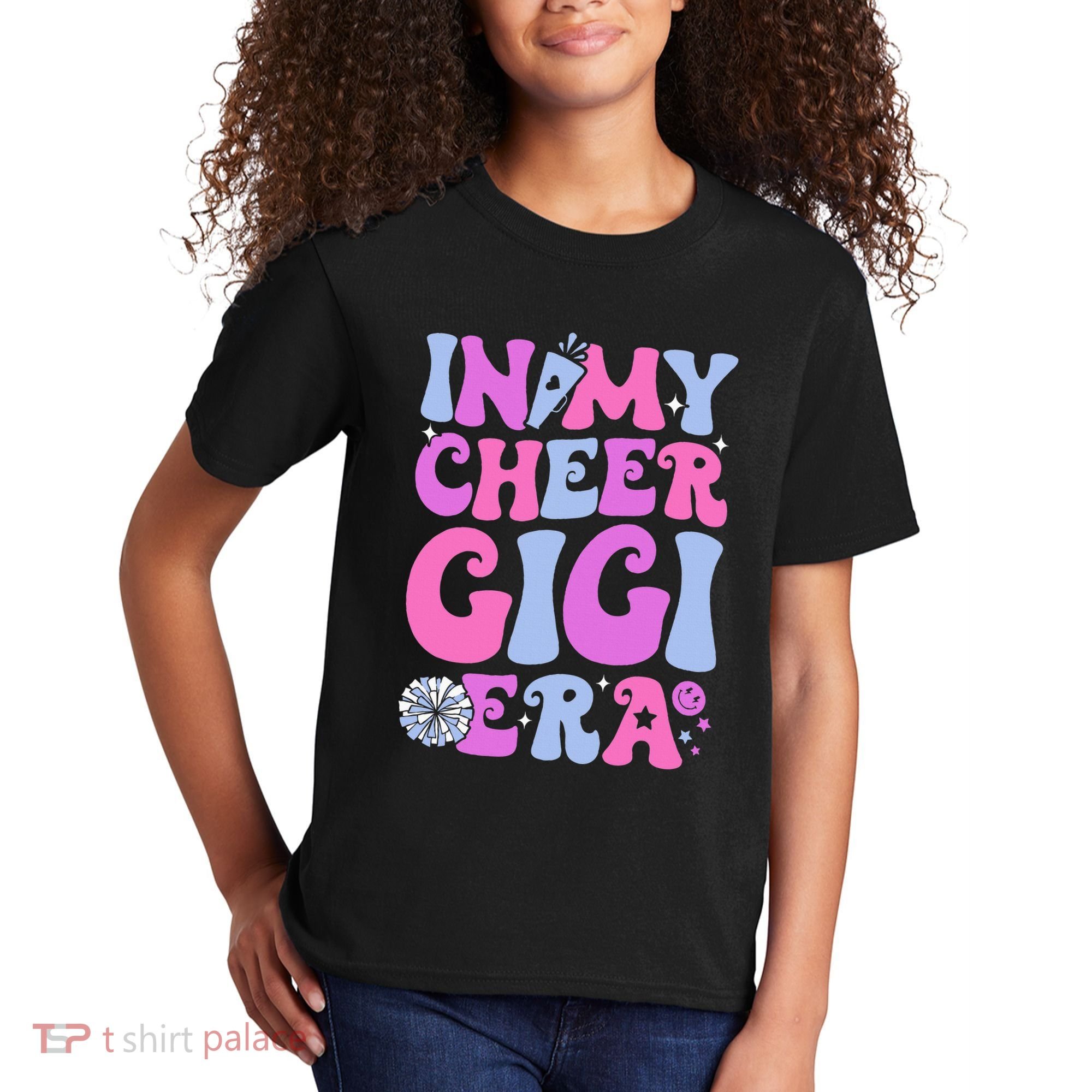 In My Cheer Gigi Era Cheerleading Kids T-Shirt