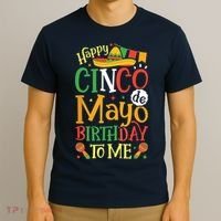 It's My Cinco De Mayo Birthday Fiesta Mexican B Day Party T-Shirt thumb 3