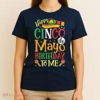 It's My Cinco De Mayo Birthday Fiesta Mexican B Day Party T-Shirt thumb 4
