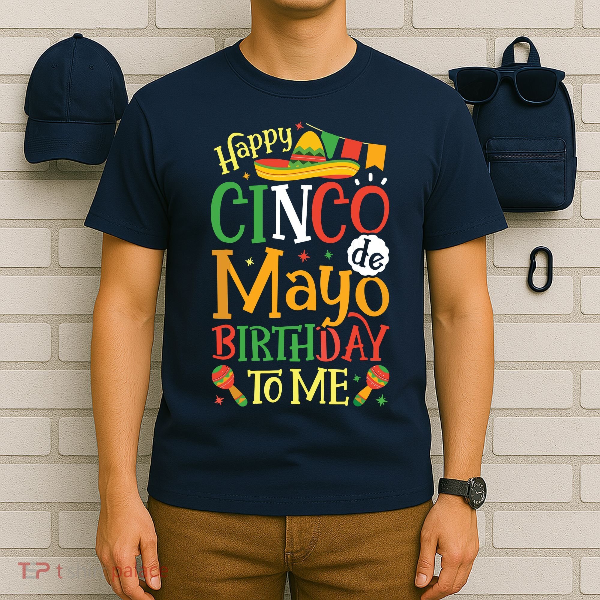 It's My Cinco De Mayo Birthday Fiesta Mexican B Day Party T-Shirt