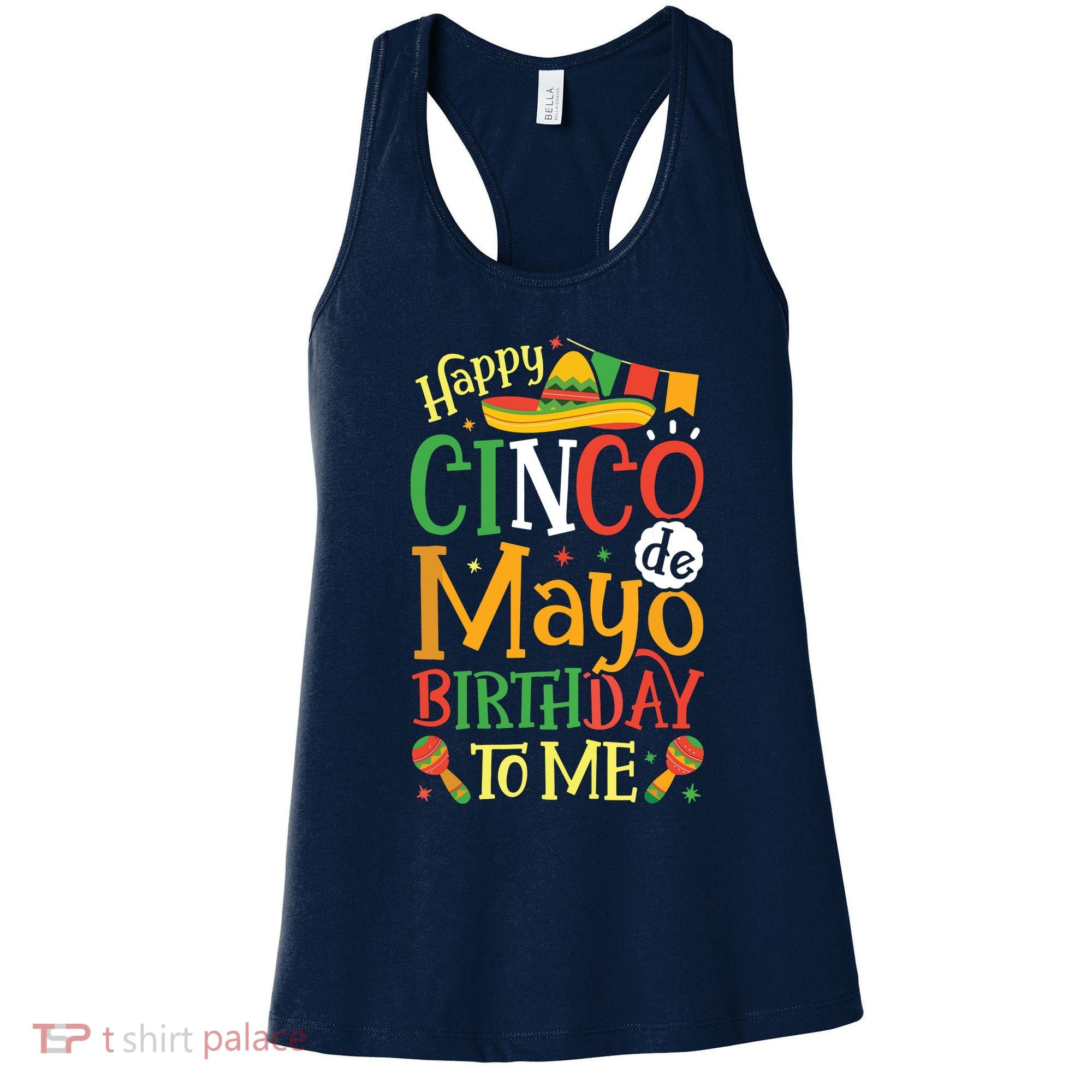 It's My Cinco De Mayo Birthday Fiesta Mexican B Day Party Women's Tank Top