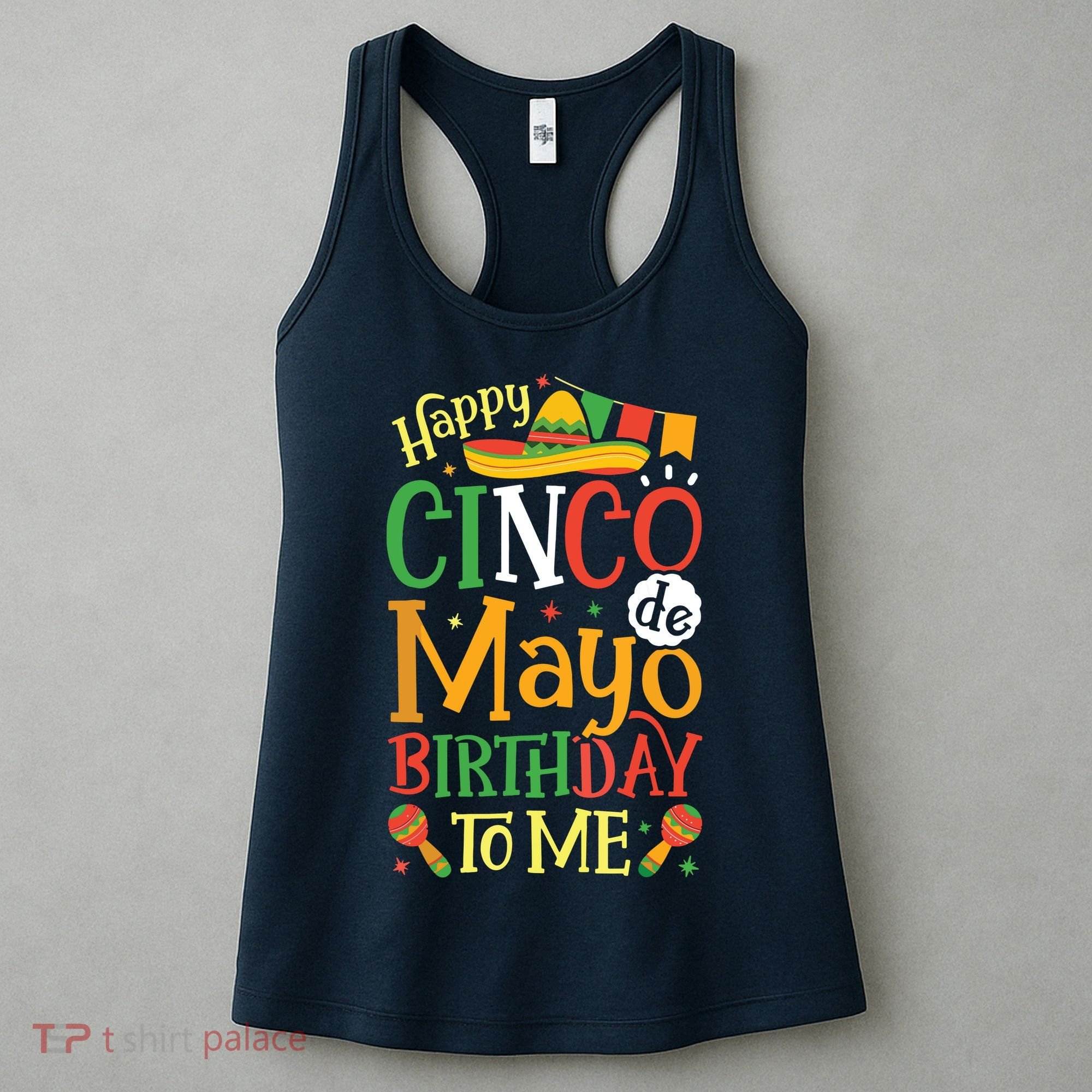 It's My Cinco De Mayo Birthday Fiesta Mexican B Day Party Women's Tank Top