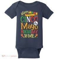 It's My Cinco De Mayo Birthday Fiesta Mexican B Day Party Baby Bodysuit thumb 0