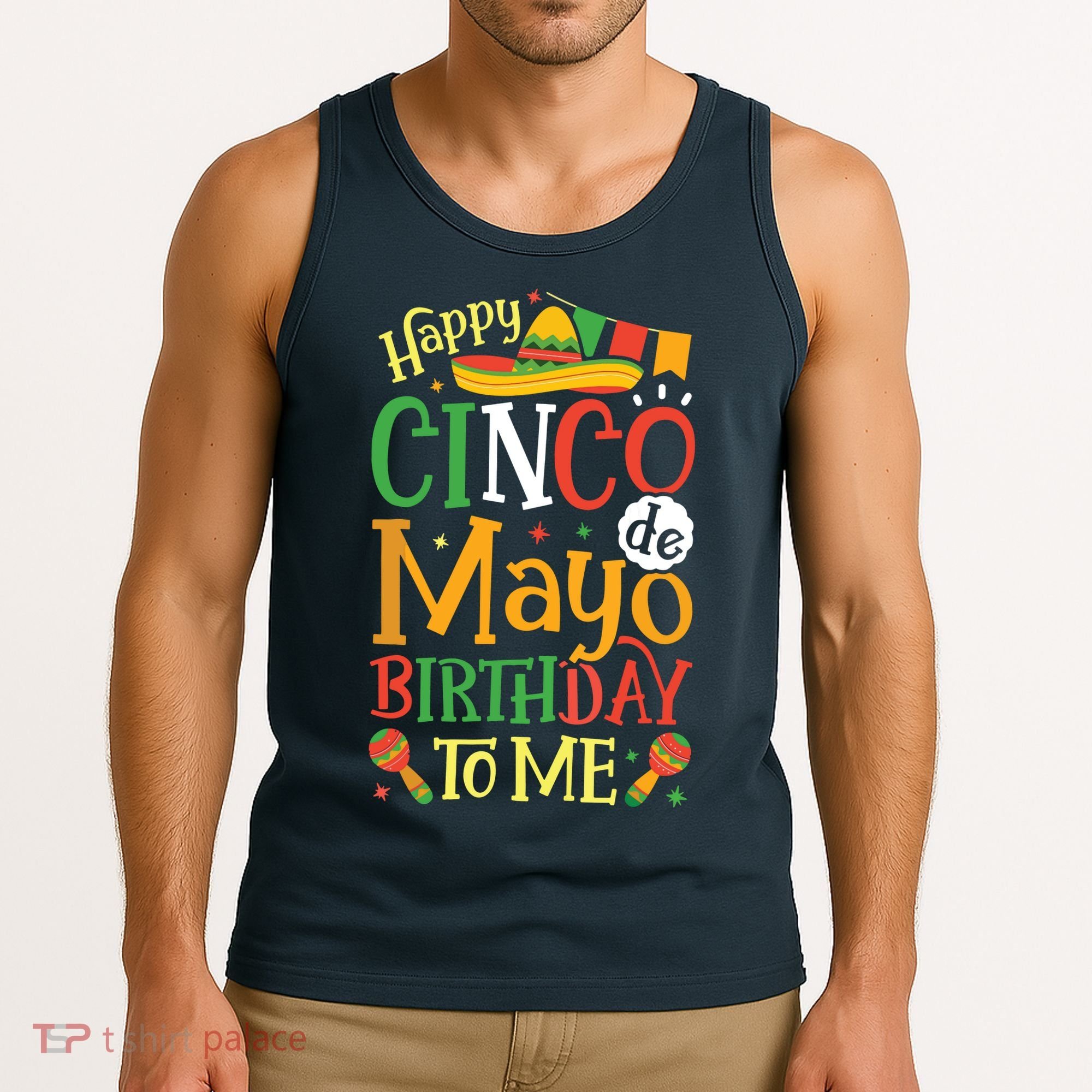 It's My Cinco De Mayo Birthday Fiesta Mexican B Day Party Tank Top