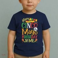 It's My Cinco De Mayo Birthday Fiesta Mexican B Day Party Toddler T-Shirt thumb 2