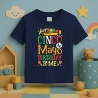 It's My Cinco De Mayo Birthday Fiesta Mexican B Day Party Toddler T-Shirt thumb 3