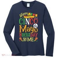It's My Cinco De Mayo Birthday Fiesta Mexican B Day Party Women's Long Sleeve Shirt thumb 0