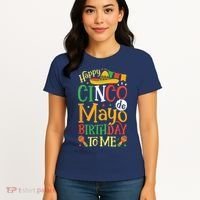 It's My Cinco De Mayo Birthday Fiesta Mexican B Day Party Women's T-Shirt thumb 4