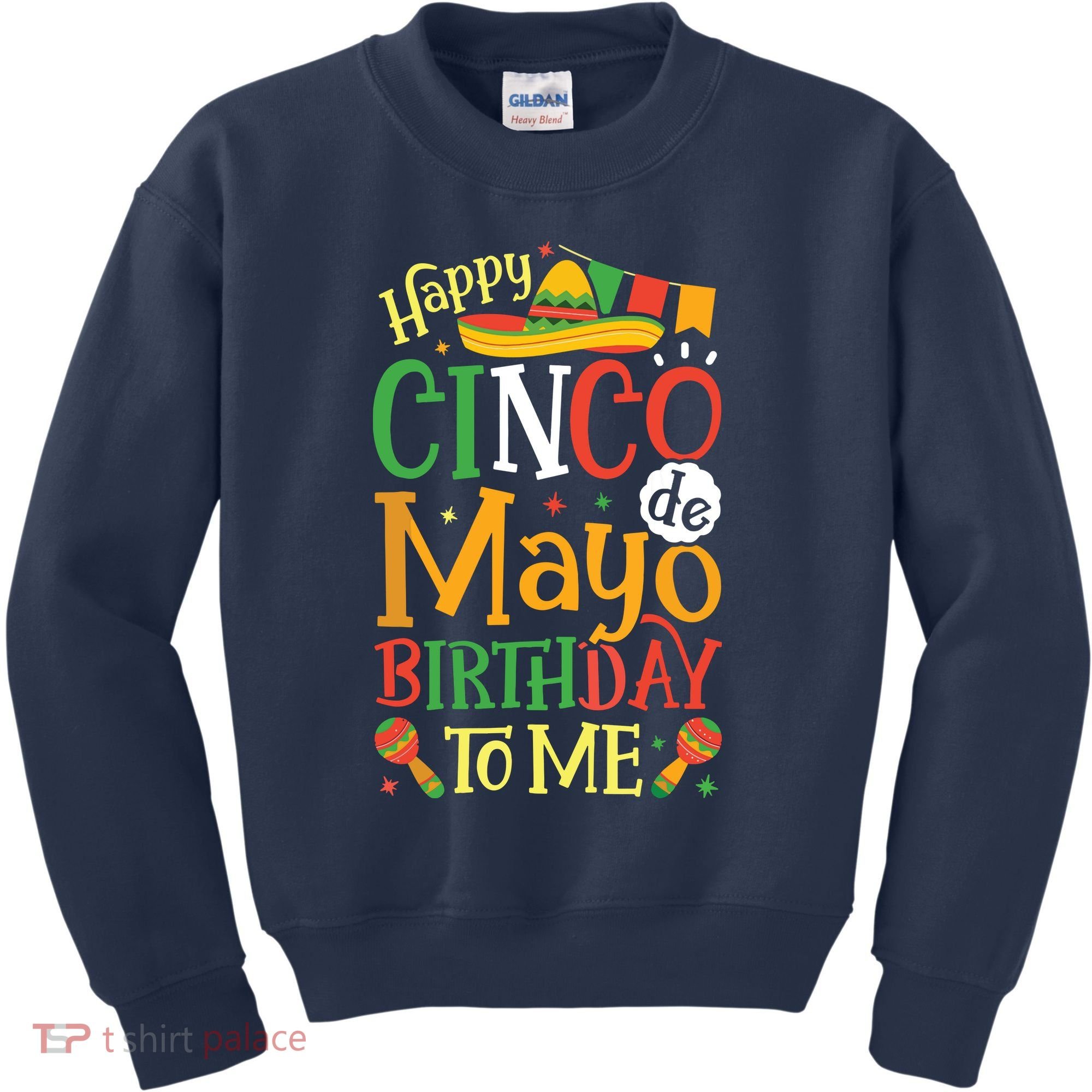 It's My Cinco De Mayo Birthday Fiesta Mexican B Day Party Kids Sweatshirt