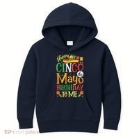 It's My Cinco De Mayo Birthday Fiesta Mexican B Day Party Kids Hoodie thumb 0