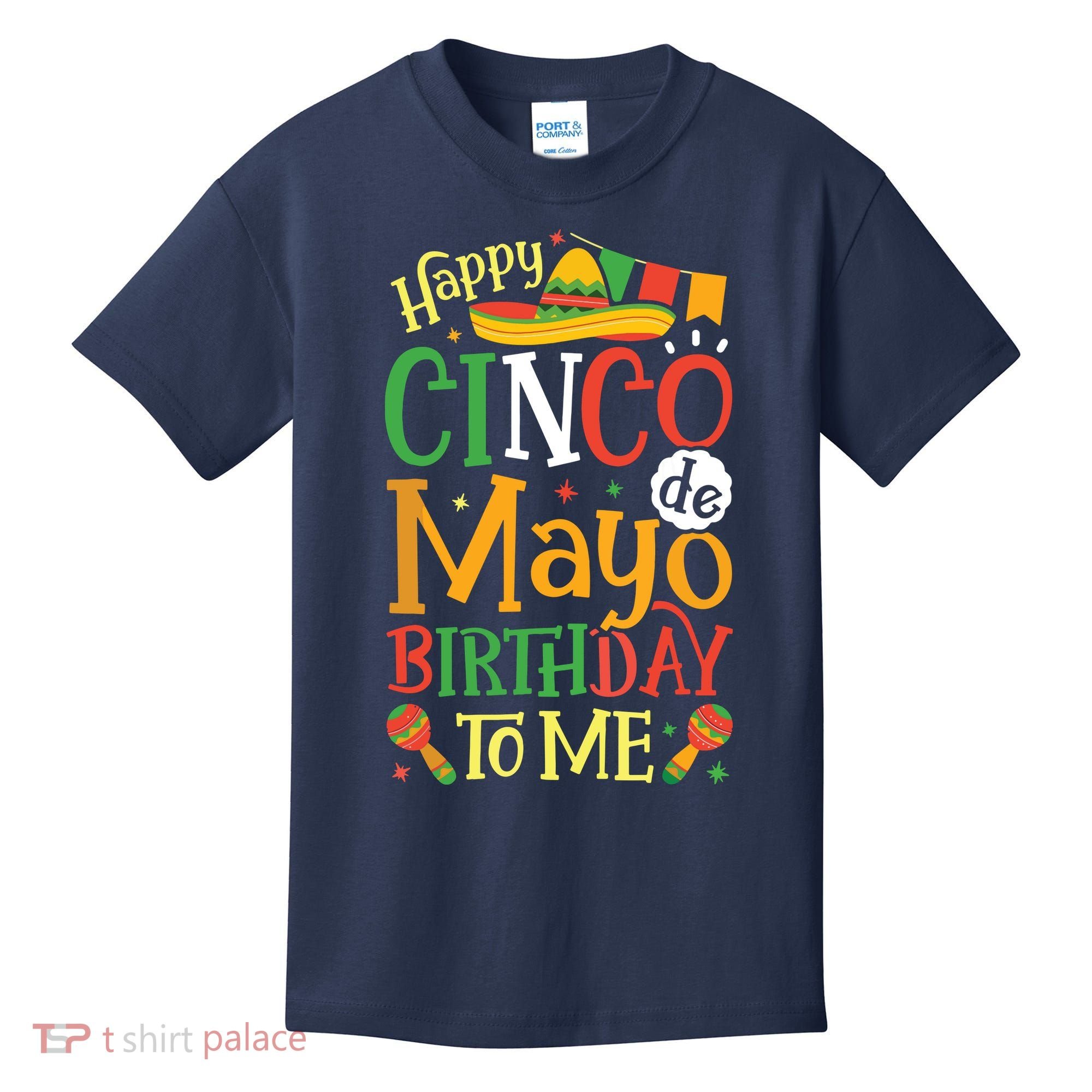 It's My Cinco De Mayo Birthday Fiesta Mexican B Day Party Kids T-Shirt