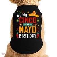 It's My Cinco De Mayo Birthday Doggie Tank thumb 0
