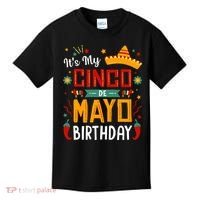 It's My Cinco De Mayo Birthday Kids T-Shirt thumb 0