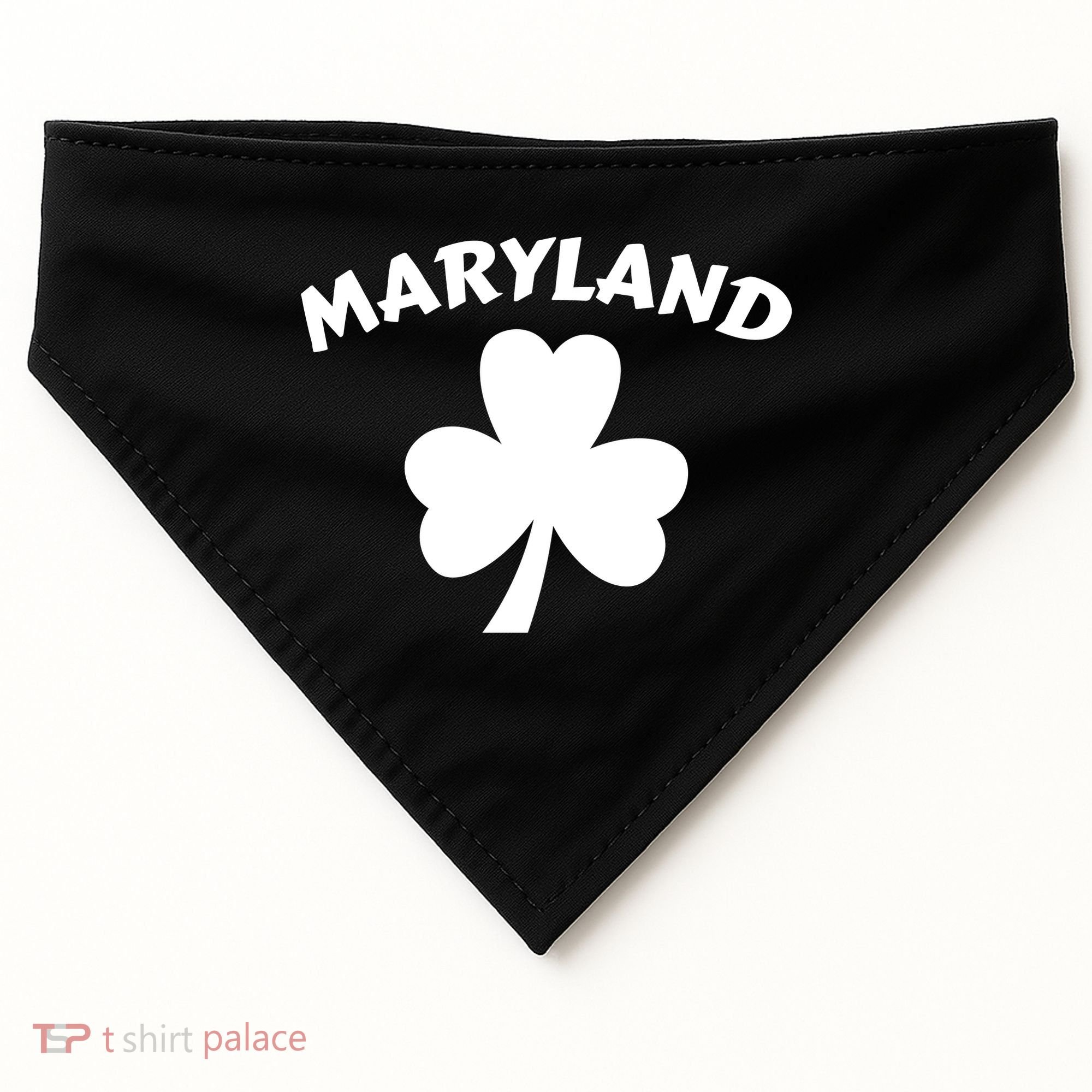 Irish Maryland Clover USA-Made Doggie Bandana