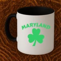 Irish Maryland Clover Coffee Mug thumb 2