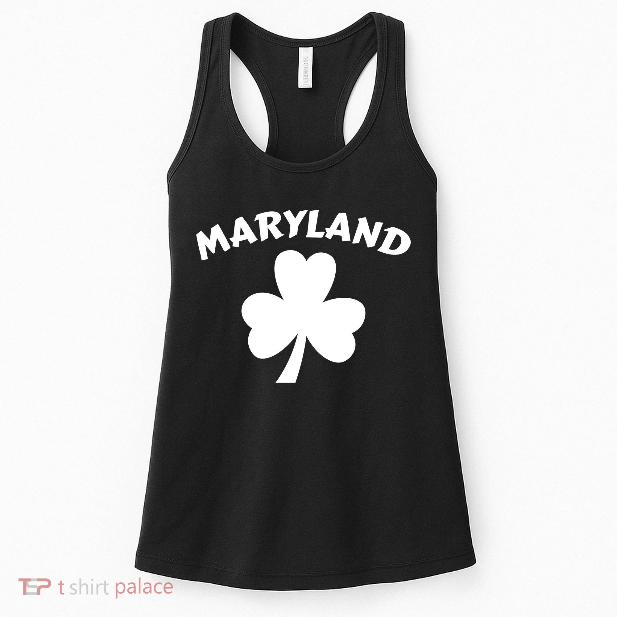 Irish Maryland Clover Women's Tank Top