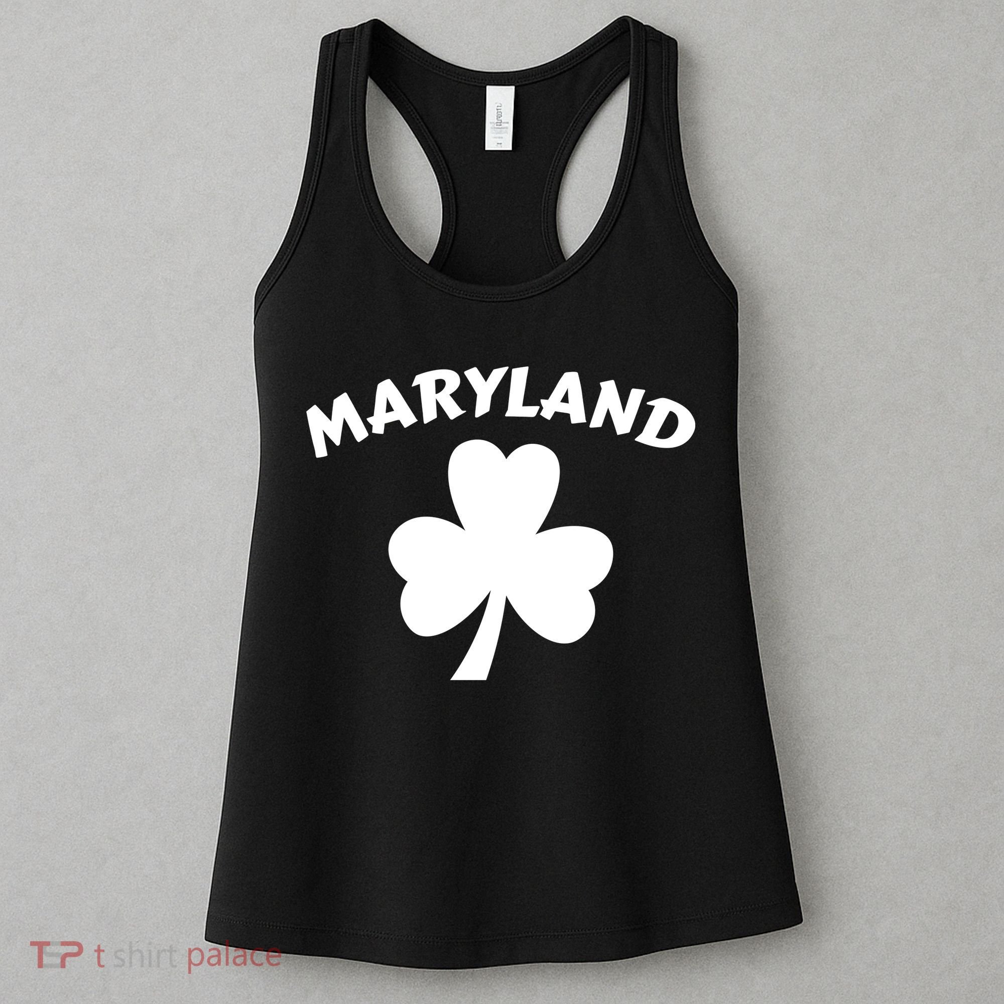 Irish Maryland Clover Women's Tank Top