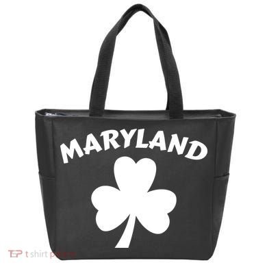 Irish Maryland Clover Tote Bag