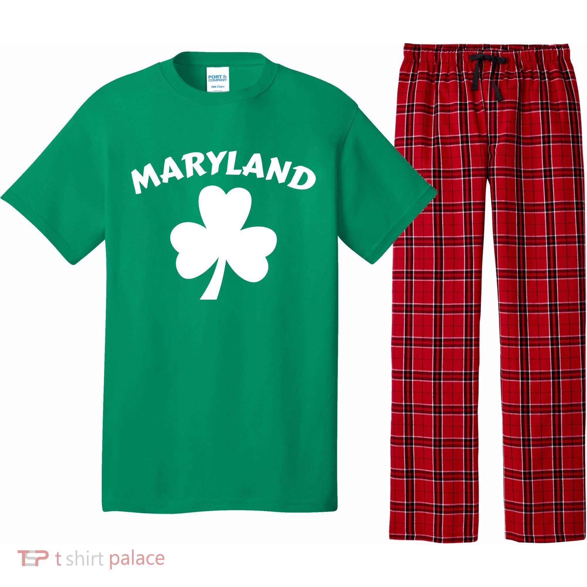 Irish Maryland Clover Pajama Set