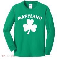Irish Maryland Clover Kids Long Sleeve Shirt thumb 0