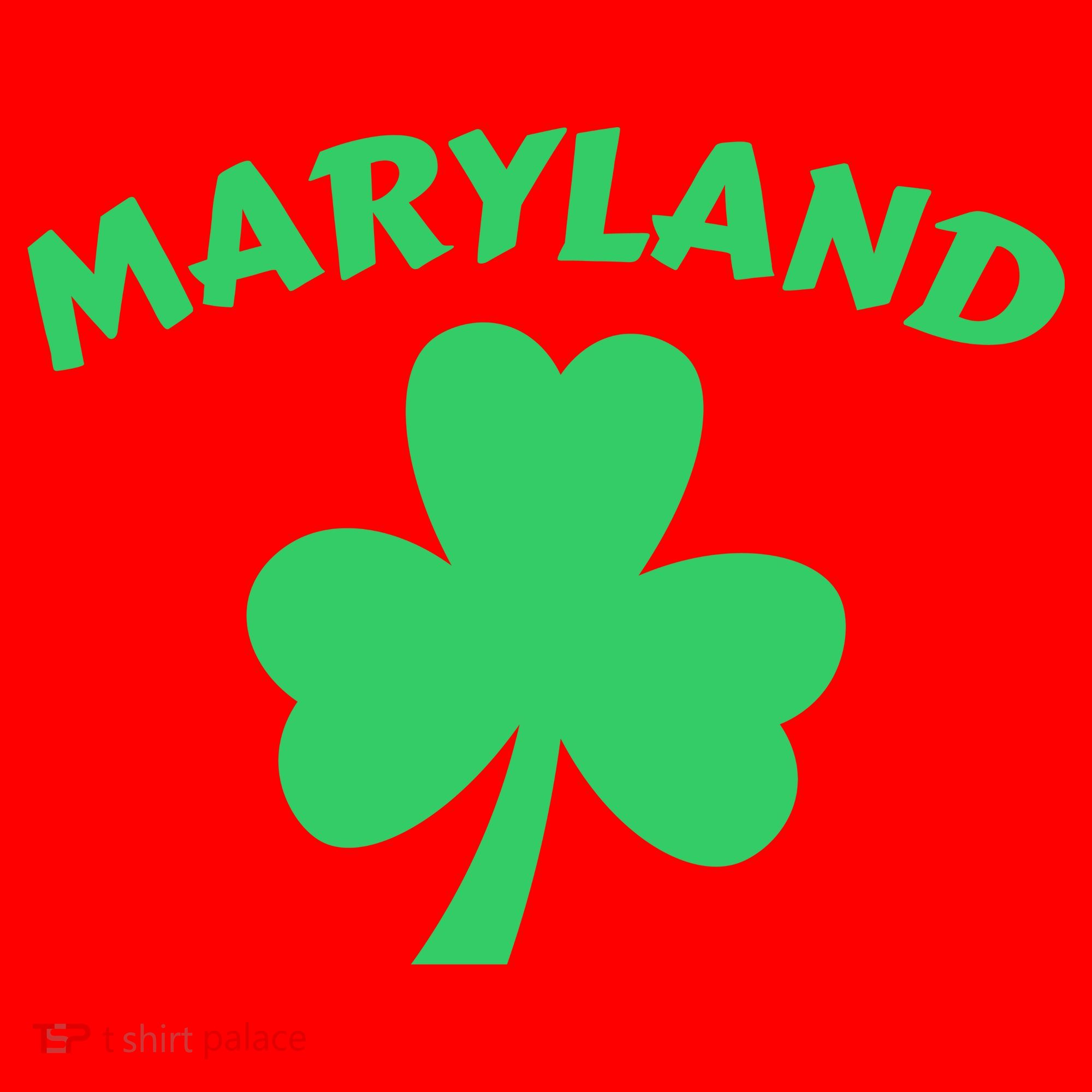 Irish Maryland Clover Santa Hat