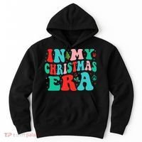 In My Christmas Era Cute Groovy Christmas Holiday  Hoodie thumb 0