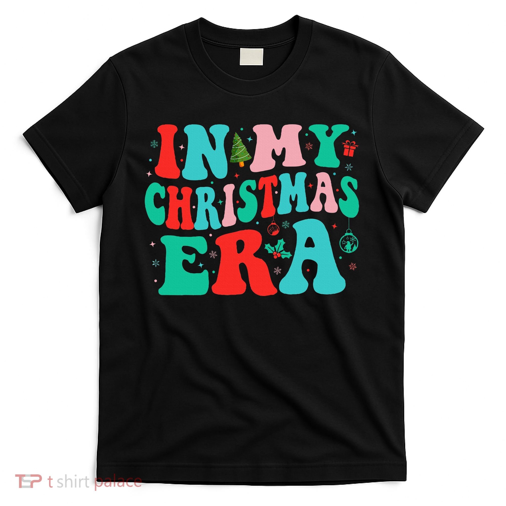 In My Christmas Era Cute Groovy Christmas Holiday  T-Shirt