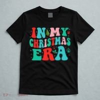 In My Christmas Era Cute Groovy Christmas Holiday  T-Shirt thumb 5