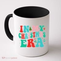 In My Christmas Era Cute Groovy Christmas Holiday  Coffee Mug thumb 0