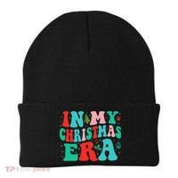 In My Christmas Era Cute Groovy Christmas Holiday  Beanie thumb 0