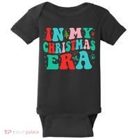 In My Christmas Era Cute Groovy Christmas Holiday  Baby Bodysuit thumb 0