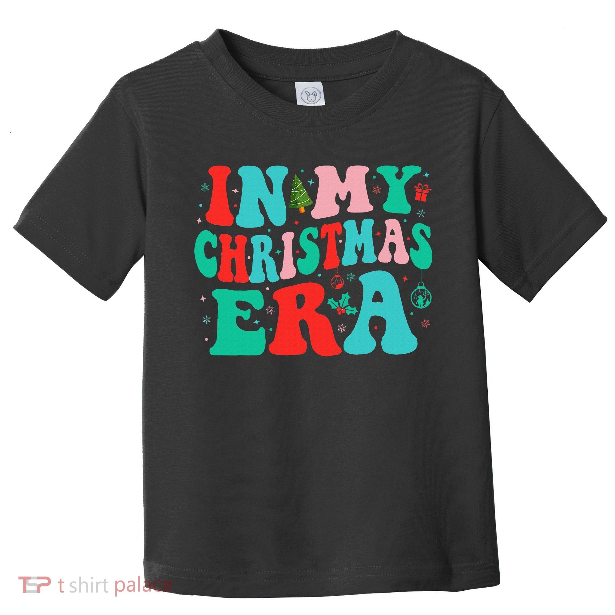 In My Christmas Era Cute Groovy Christmas Holiday  Toddler T-Shirt