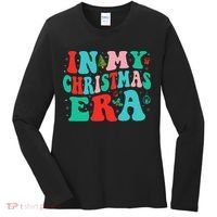 In My Christmas Era Cute Groovy Christmas Holiday  Women's Long Sleeve Shirt thumb 0