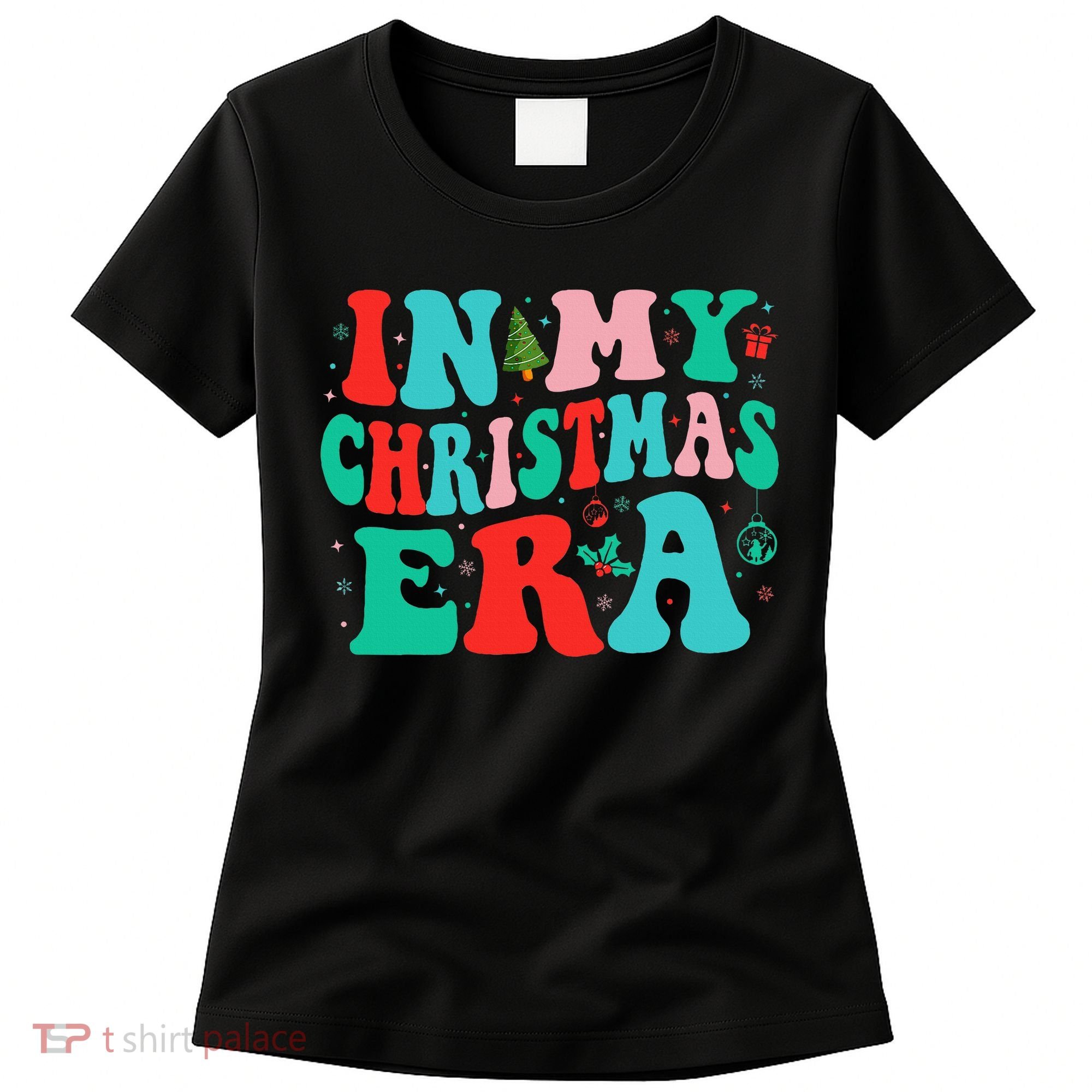 In My Christmas Era Cute Groovy Christmas Holiday  Women's T-Shirt