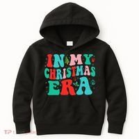 In My Christmas Era Cute Groovy Christmas Holiday  Kids Hoodie thumb 0