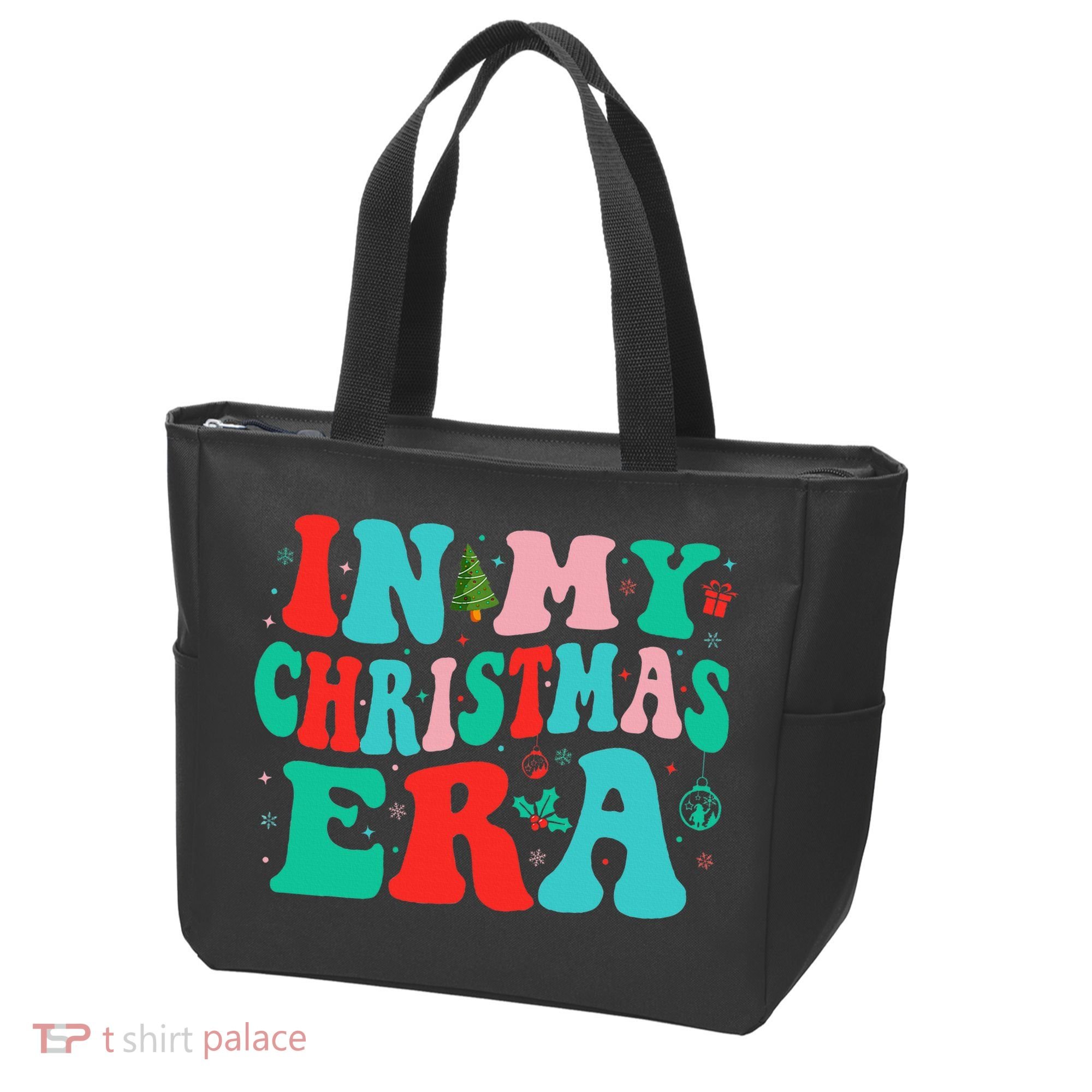 In My Christmas Era Cute Groovy Christmas Holiday  Tote Bag