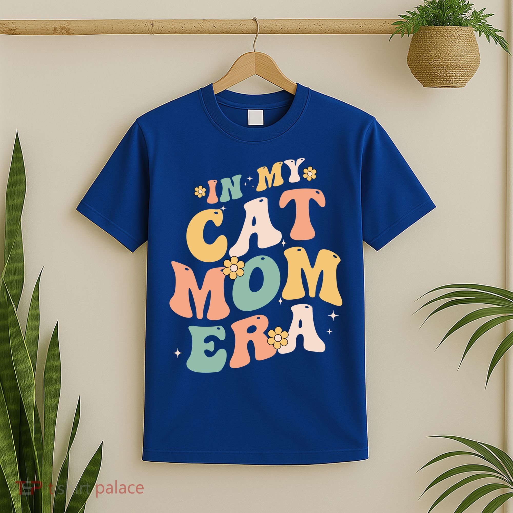 In My Cat Mom Era Funny Mom MotherS Day Cat Lover Groovy Funny Gift T-Shirt