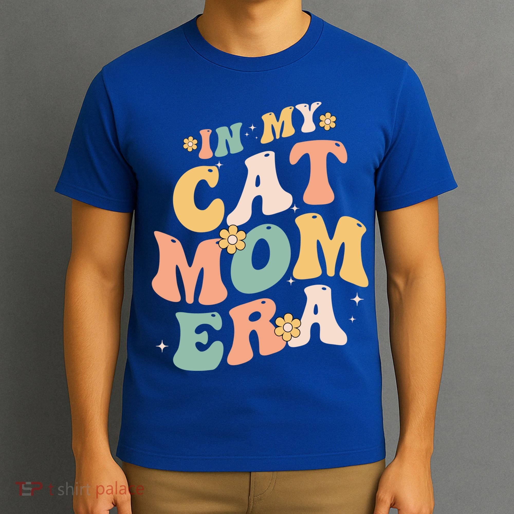 In My Cat Mom Era Funny Mom MotherS Day Cat Lover Groovy Funny Gift T-Shirt