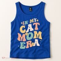 In My Cat Mom Era Funny Mom MotherS Day Cat Lover Groovy Funny Gift Tank Top thumb 2