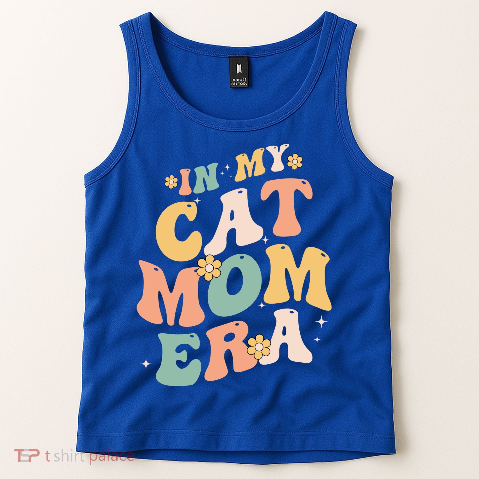 In My Cat Mom Era Funny Mom MotherS Day Cat Lover Groovy Funny Gift Tank Top