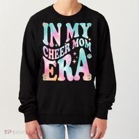 In My Cheer Mom Era Groovy Retro In My Cheer Mom Era Gift Women's Sweatshirt thumb 0
