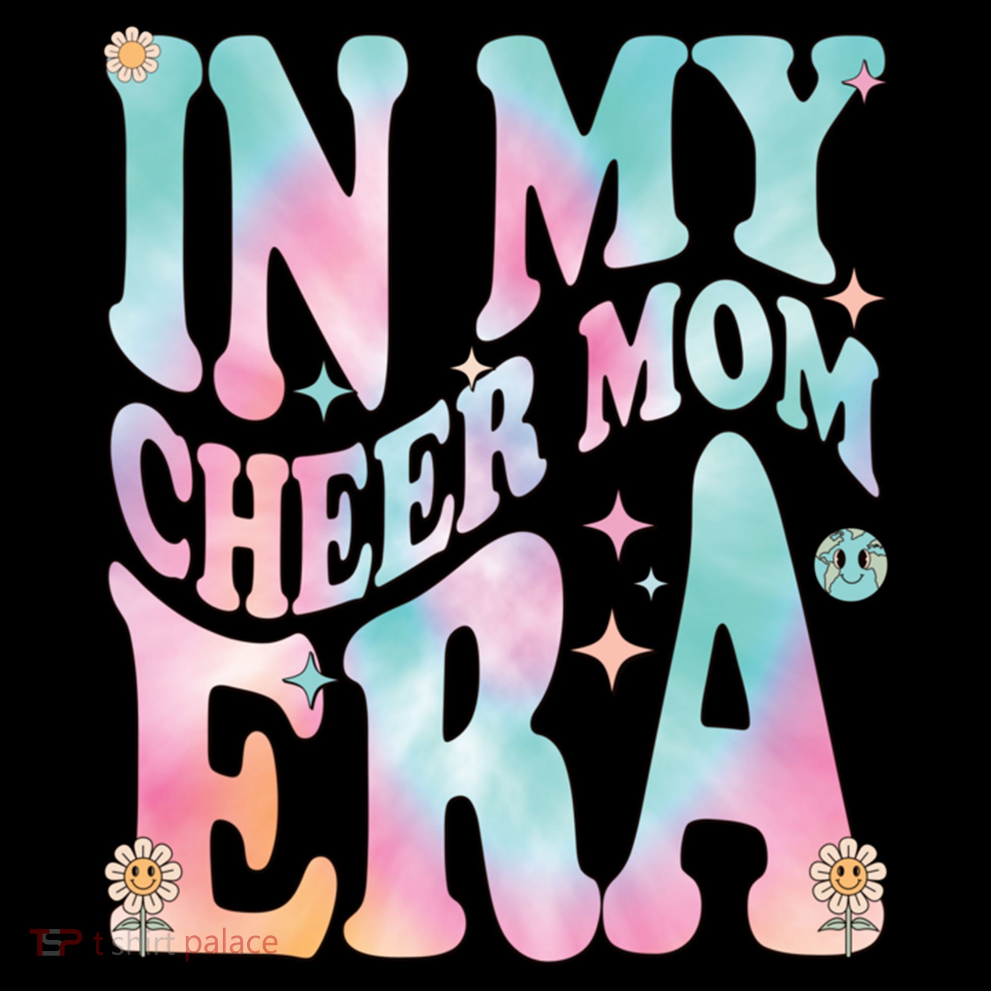 In My Cheer Mom Era Groovy Retro In My Cheer Mom Era Gift Coffee Mug